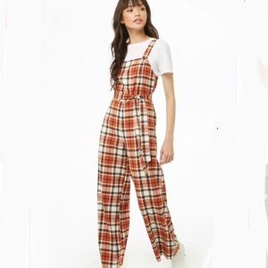 🎉HOST PICK 🎉 Forever 21 Plaid Jumpsuit Pantsuit